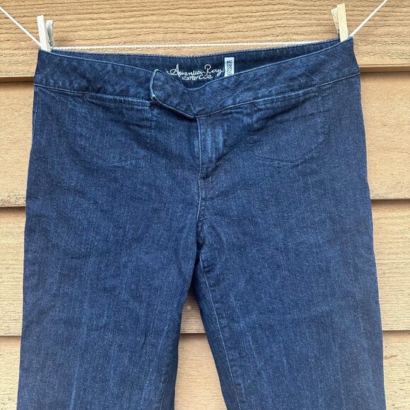 American Rag Womens Dark Denim Trouser Jeans Size 11 - Picture 4 of 10